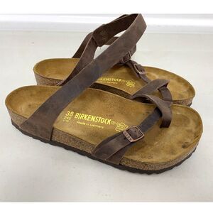 Birkenstock Yara Women's 7 Brown Ankle Strap Sandals Size 38 / 245